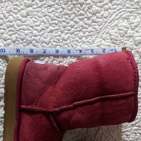 VINTAGE Short UGGs Cranberry Y2K 8 - Picture 10 of 10